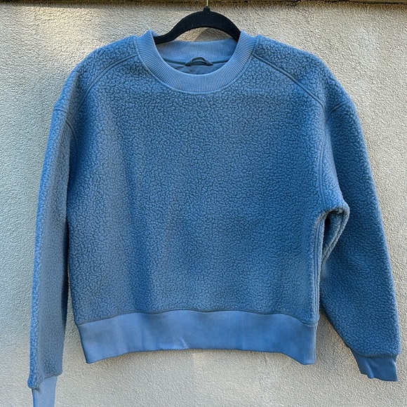 Everlane 🔥 The ReNew Teddy Oversized Crew Sweatshirt RN 139393 Sz XS - Picture 3 of 7